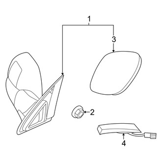 Ram OE - Front Door - Outside Mirrors