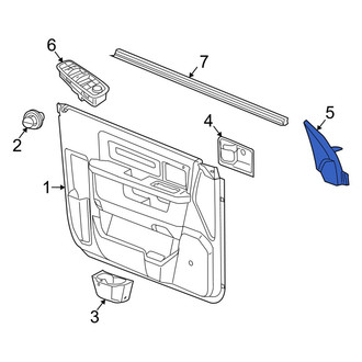 Ram OE - Front Left Door Mirror Cover