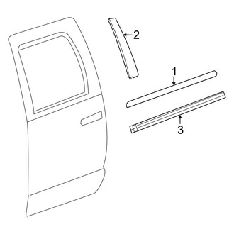 Ram OE - Rear Door - Exterior Trim