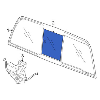 Ram OE - Rear Back Glass