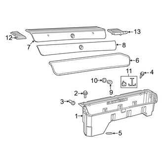 Ram OE - Pick Up Box - Stowage Compartment (Rambox)