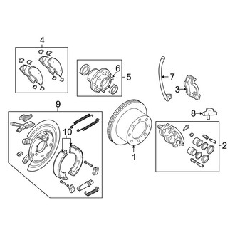 Ram OE - Rear Suspension - Brake Components
