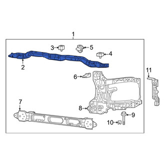 Ram OE - Front Upper Radiator Support Tie Bar