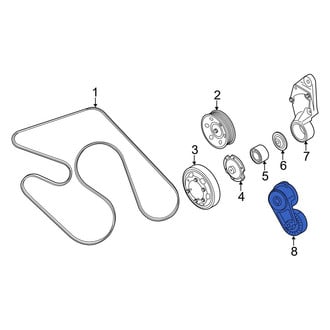 Ram OE - Accessory Drive Belt Tensioner Assembly
