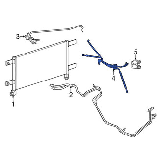 Ram OE - Automatic Transmission Oil Cooler Hose Assembly