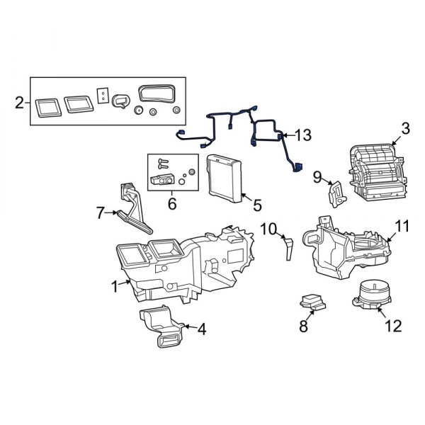 HVAC System Wiring Harness