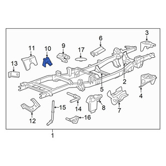 Ram OE - Rear Fuel Tank Bracket