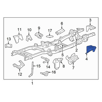 Ram OE - Left Frame Rail Bracket