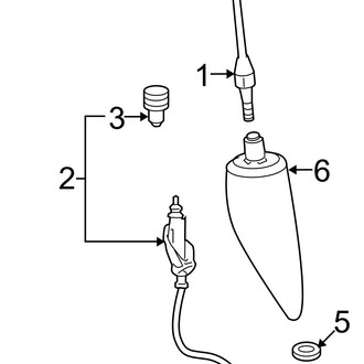 Ram OE - Electrical - Antenna (W/O Satellite Audio)