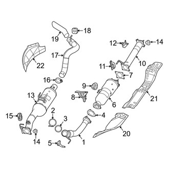 Ram OE - Exhaust System - Exhaust Components (6.7L)