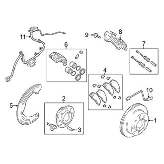 Ram OE - Front Suspension - Brake Components (RWD)