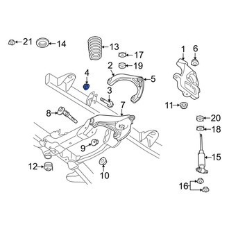 Ram OE - Upper Suspension Control Arm Nut