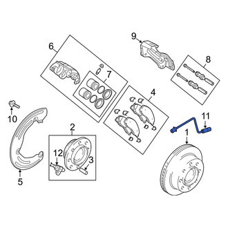 Ram OE - Front Left Brake Hydraulic Hose
