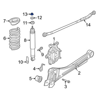 Ram OE - Suspension Shock Absorber Nut