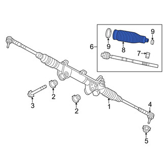Ram OE - Rack and Pinion Bellows