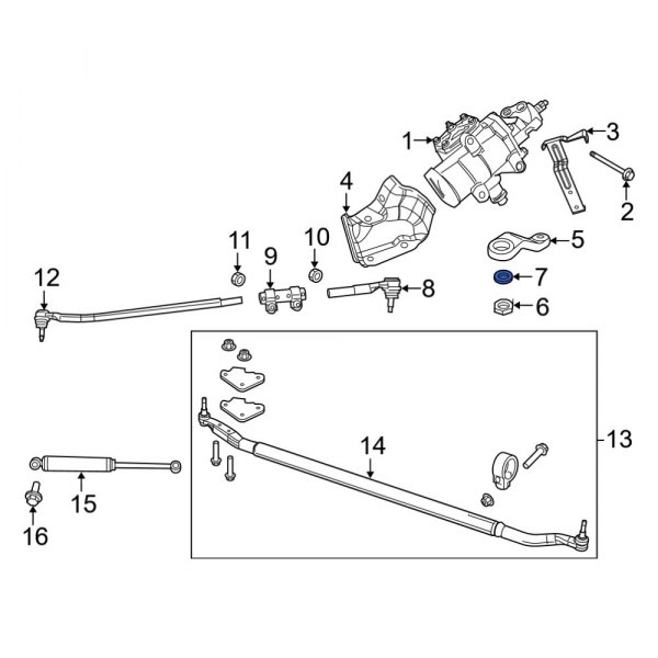 Steering Pitman Arm Washer