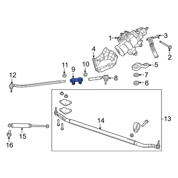 Steering Tie Rod End Adjusting Sleeve