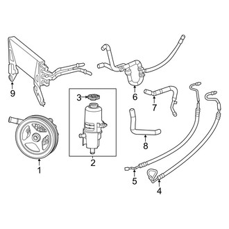 Ram OE - Steering Gear & Linkage - Pump & Hoses (2500 Big Horn RWD 6.7L)