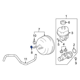 Ram OE - Front Power Brake Booster Nut