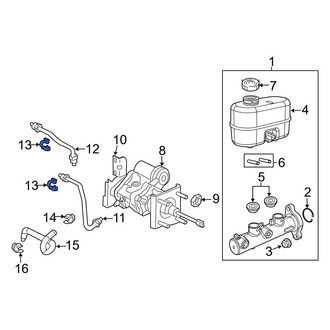 Ram OE - Brake Hydraulic Hose Lock Clip
