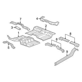 Ram OE - Cab - Floor (2500 / 3500 Regular Cab / Crew Cab / Mega Cab)