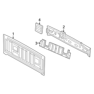 Ram OE - Cab - Back Panel (2500 / 3500 Regular Cab / Crew Cab / Mega Cab)