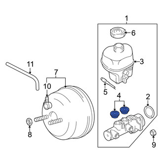 Ram OE - Brake Master Cylinder Reservoir Grommet
