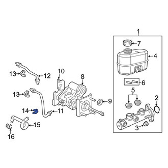 Ram OE - Brake Hydraulic Hose Lock Clip