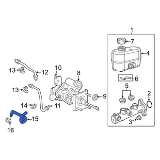 Ram OE - Front Right Brake Hydraulic Hose