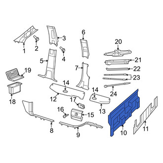 Ram OE - Rear Sound Absorber