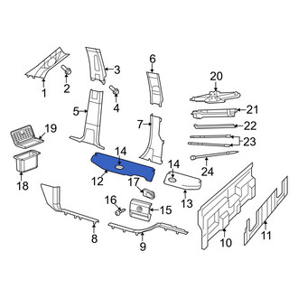 Ram OE - Front Floor Storage Compartment