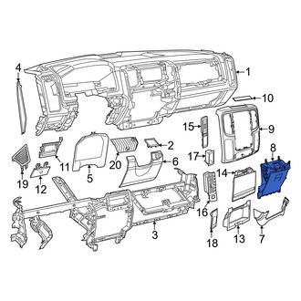 Ram OE - Front Glove Box