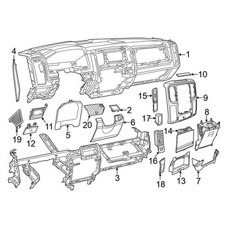 Ram OE - Instrument Panel (Regular Cab / Crew Cab / Mega Cab)