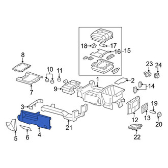 Ram OE - Center Right Console Trim Panel