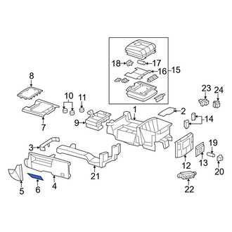 Ram OE - Console Cap
