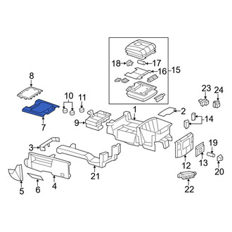 Ram OE - Center Left Console Trim Panel