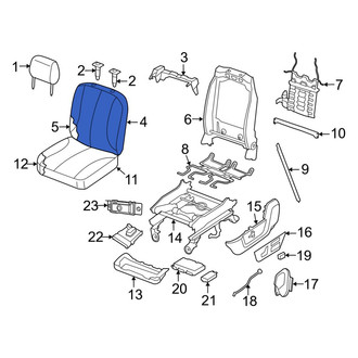 Ram OE - Front Left Seat Back Cushion Cover