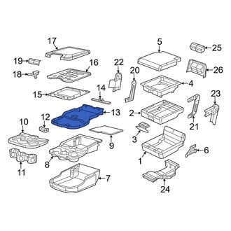Ram OE - Front Center Seat Frame