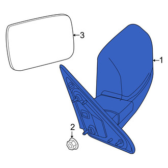 Ram OE - Front Left Door Mirror