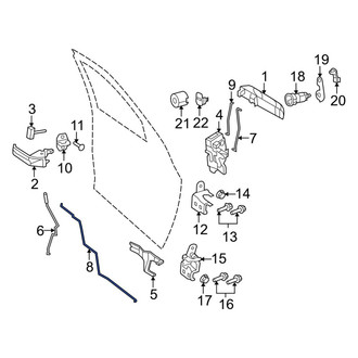 Ram OE - Front Right Outer Door Handle Link