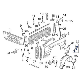 Ram OE - Fender Liner Screw