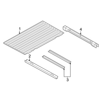 Ram OE - Pick Up Box - Floor (2500 Big Horn / Laramie / Laramie Longhorn / Limited / Outdoorsman / Power Wagon / SLT / Tradesman)