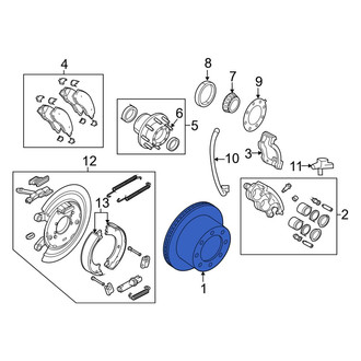 Ram OE - Rear Disc Brake Rotor