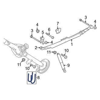 Ram OE - Leaf Spring Axle U-Bolt