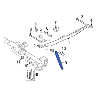 Ram OE - Rear Suspension Shock Absorber