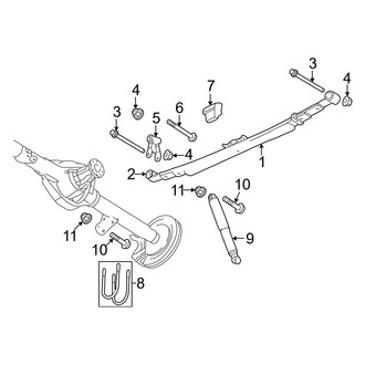 Ram OE - Rear Suspension - Suspension Components (Leaf Springs)
