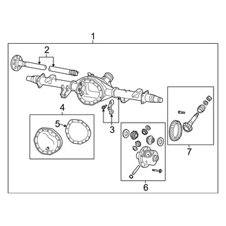 Ram OE - Rear Suspension - Axle Housing (With 292 mm Axle)