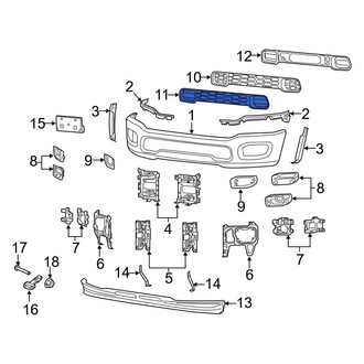 Ram OE - Front Lower Grille