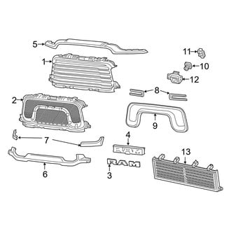 Ram OE - Grille & Components