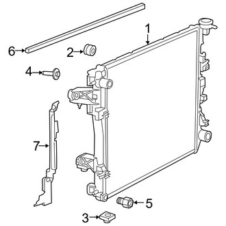 Ram OE - Cooling - Radiator & Components (6.4L)